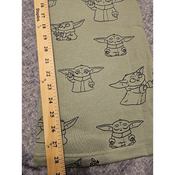Star Wars Women Baby Yoda Fleece Olive Green Sweatpant W/Pockets Size Medium-NWT - Picture 12 of 14